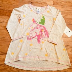 Everbloom Long-Sleeve horse tee: NWT